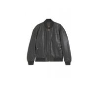 Boss - Blouson Bomber en Cuir - Homme - Vestes - Noir - Taille: L