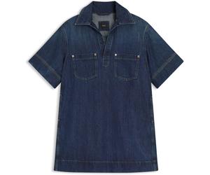 BOSS Blue Oversize Denim Mini Dress Blue EU 38 (UK 10)