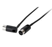 BOSS BMIDI-PB2 - 2ft/60cm length - Space-saving MIDI cable with multi-directional connectors, perfect for pedalboards and all MIDI applications