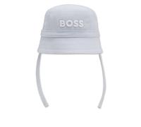BOSS Bob en coton à logo brodé pour bébé - Style J51675/77150, J51675 bleu clair 48
