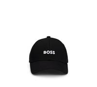 Boss Bold Center Logo Twill Cap Casquette de Baseball, Graisse Noire, Taille Unique Homme
