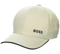 Boss Bold Curved Logo Cotton Twill Hat Casquette de Baseball, Guimauve grillée, Taille Unique Homme