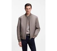 BOSS Bomber BOSS x ASTON MARTIN en twill déperlant - Style Cantin_AM, 50553642 Gris chiné 50
