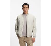 BOSS Bomber déperlant en tissu doux - Style Ovarsi, 50555846 Gris chiné 44