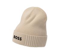BOSS Bonnet 'Asic' écru / noir, Taille 55-60