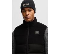 BOSS Bonnet d’équitation style pêcheur en coton - Style FISHER BEANIE BLACK, B6U1602 Noir pcs.