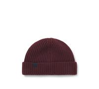 BOSS Bonnet en cachemire et laine vierge BECKHAM x BOSS - Style Hero_Hat_DB, 50552850 Rouge sombre pcs.