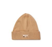BOSS Bonnet en maille avec logo effet gomme pour enfant - Style J51600/849T0, J51600 Marron 46