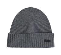 Boss - Bonnet en Tricot Côtelé - Homme - Accessoires - Gris - Taille: ONE Size