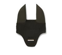BOSS Bonnet pour cheval en maille crochetée - Style CALGARY FLY VEIL TAPE, B7H1101 Vert sombre pcs.
