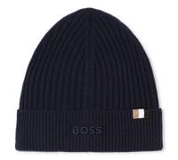 BOSS Bonnet avec logo brodé pour enfant - Style J52650/849T0, J52650 Bleu foncé 50