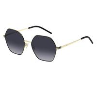 BOSS Lunettes de soleil or / noir, Taille 57