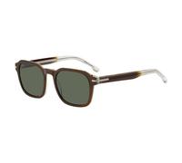 Hugo Boss Homme BOSS 1627/S 09Q/QT Lunettes de soleil Acétate Marron Vert Carré