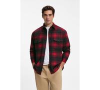 BOSS BOSS BY BECKHAM Chemise Relaxed en coton - Style H-CRUZ-K-2P-C3_DB, 50573134 Rouge à motif L