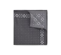 BOSS BOSS BY BECKHAM pochette de costume en soie imprimée - Style H-POCKET 33CM 252 DB, 50573747 Gris à motif pcs.