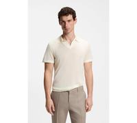 BOSS BOSS BY BECKHAM polo en maille en laine vierge - Style Niro_DB, 50576140 Naturel L