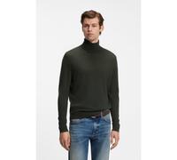 BOSS BOSS BY BECKHAM pull à col roulé en laine vierge et en cachemire - Style Fernando_DB, 50572101 Vert sombre M