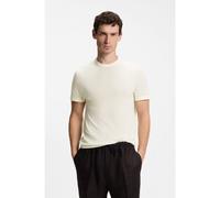 BOSS BOSS BY BECKHAM T-shirt en maille de laine vierge - Style Noah_DB, 50563603 Naturel S