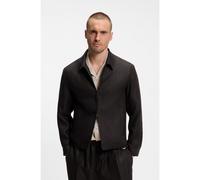 BOSS BOSS BY BECKHAM Veste Relaxed en lin - Style Wing-Jacket-262_DB, 50576251 Marron foncé 52