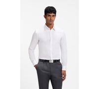 BOSS BOSS ONE Chemise d'affaires Slim en popeline infroissable - Style H-HANK-K-B1-C1-263, 50567299 Blanc 40