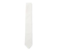 BOSS BOSS ONE Cravate en jacquard structuré en lin et soie - Style H-TIE CM 7.5 ONE, 50561619 Blanc pcs.