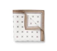 BOSS BOSS ONE Pochette de costume en soie à motif imprimé - Style H-POCKET SQ. ONE, 50572111 Beige à motif pcs.