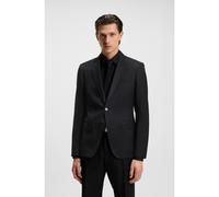 BOSS BOSS ONE - Veste de costume Slim en sergé de laine vierge - Style H-Huge-B1, 50469171 Noir 46C