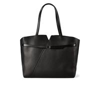 Boss Boss Revers Sac de shopper Cuir véritable 37 cm Compartiment ordinateur noir