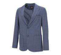 BOSS Veste de costume Slim en AirWool lavable - Style P-Hanry-WG-262, 50561991 Bleu 54