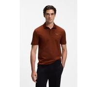 BOSS BOSS x ASTON MARTIN Polo en jacquard de coton mercerisé - Style C-Prout 180_AM, 50565174 Marron foncé S