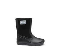 BOSS Bottes de pluie à badge logoté en gomme pour enfant - Style J52723/09B34, J52723 Noir 36