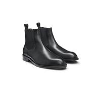 BOSS Bottines Chelsea classiques en cuir brossé - Style Tayil_Cheb_bu, 50552489 Noir 44.5