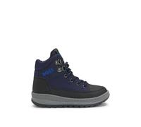 BOSS Bottines déperlantes avec doublure en peau retournée synthétique pour enfant - Style J51318/86P31, J51318 Bleu foncé 40