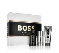 Boss Bottled Parfum 100 ml + DST 75 ml + Gel douche 100 ml variante Black Stripe Cover
