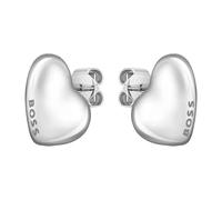 BOSS Jewelry Boucles d'Oreilles Puces en Acier Inoxydable pour Femme Collection HONEY en Forme de Cœur - 1580563
