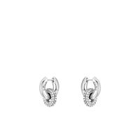 BOSS Boucles d’oreilles à pavé de strass - Style LIVE PRECIOUS, HB1580758 Couleur argentée pcs.