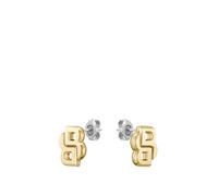 BOSS Boucles d’oreilles dorées à monogramme Double B - Style YCON, 58137108 Couleur dorée pcs.