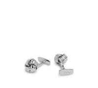 BOSS Boutons de manchette en laiton - Style B-KNOT2-CUF, 50552425 Couleur argentée pcs.