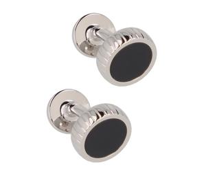 Boss Boutons de manchette Laiton 2 cm noir