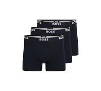 BOSS Boxers 'Power' bleu nuit / blanc, Taille S