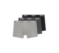 BOSS Boxer Brief 3P CO/EL Caleçon Boxeur, Open Grey61, XS (Lot de 3) Homme