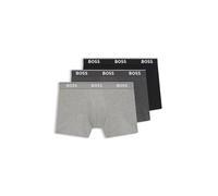 BOSS Boxer Brief 3P CO/EL Caleçon Boxeur, Open Grey61, XXL (Lot de 3) Homme