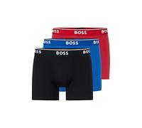BOSS Boxer Brief 3P CO/EL Caleçon Boxeur, Open Miscellaneous962, XXL (Lot de 3) Homme