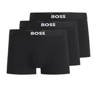 BOSS Boxer Homme En Coton Élastique En Paquet De Trois 50544263 Noir