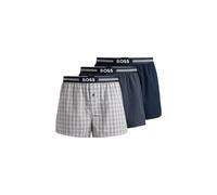 BOSS Boxer tissé 3P Caleçon Boxeur, Beige Clair 275, XXL (Lot de 3) Homme