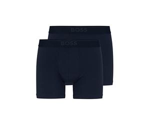 BOSS BoxerBr 2P Ultrasoft Caleçon Boxeur, Dark Blue405, L Homme