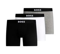 Hugo Boss Boxers longs BOSS ONE – Lot de 3 coton stretch Gris/Noir/Blanc Taille XL
