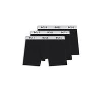 BOSS Boxers 'Power' gris clair / noir / blanc, Taille S