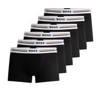 BOSS Boxers beige foncé / noir / blanc, Taille M
