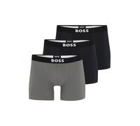 BOSS Boxers bleu foncé / gris / noir / blanc, Taille M